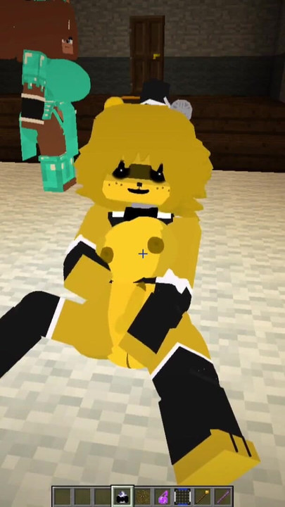 Minecraft fapcraft: fazclaireino izdanje noćnog kluba jebanje tipa 1 ili zlatne Bonfie, zlatne Bonnie, jebanje u guzicu i lice | Isječak 1