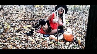 sexy witch squirting masturbation