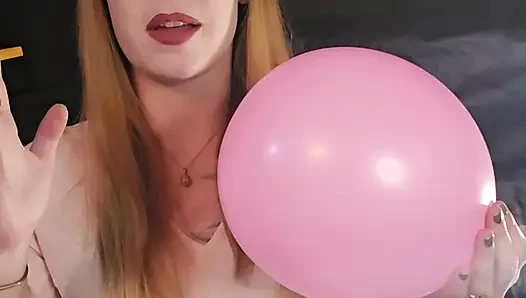 Smoking Fetish and Balloons - How much smoke is in my lungs?
