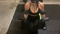 WWE - Rhea Ripley working out
