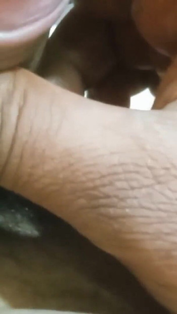 Emotional moment from "Hindi sex video of village boy Indian sexy video."