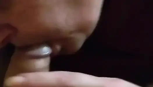 Majikan doyan nyepong kontol dan telan sperma