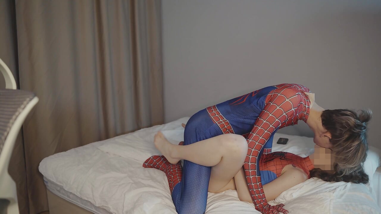 Homem-Aranha marca novo dia de sexo pornô cosplay paródia
