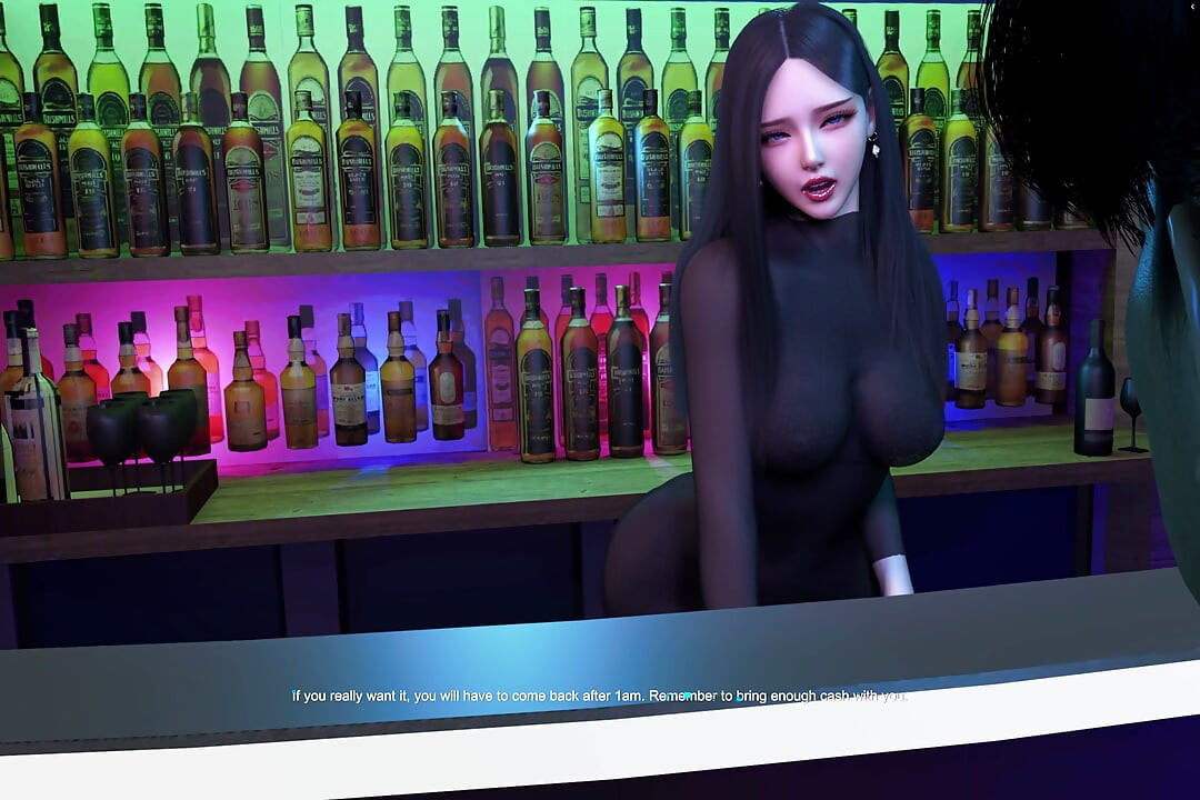 The Busty Bartender's Tempting Secret Service - 3D Animation 4K