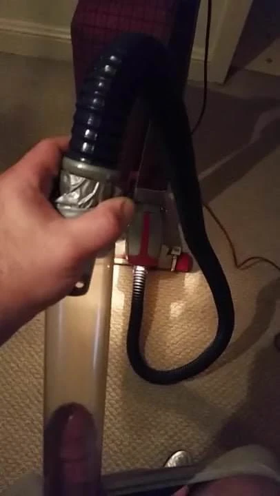Vacuum cleaner sucks me off again
