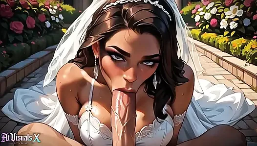 Pengantin semok latina nggak bisa menolak besar sebelum hari pernikahan - deepthroat & anal (animasi 4k)
