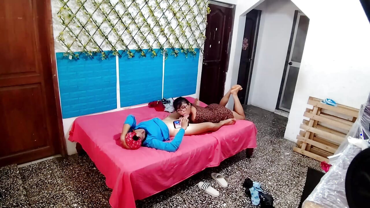 Mature woman uses a man for her pleasure and films a private tape. Part 1