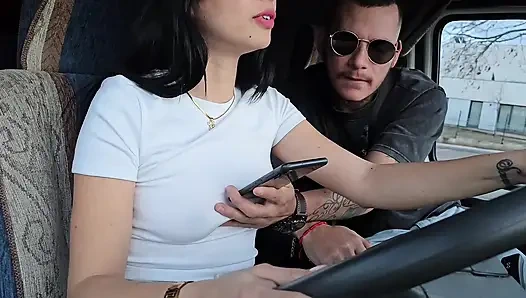 I picked up an UBER Client without a bra