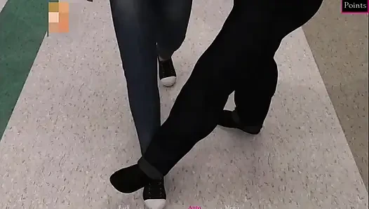 Nerd to alpha #2 - The girl showed her pussy in class