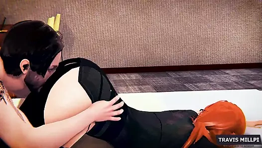 Freche rothaarige stiefmutter will dessous