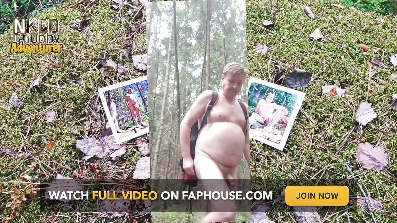 Naked Hike in Finnish Forrest