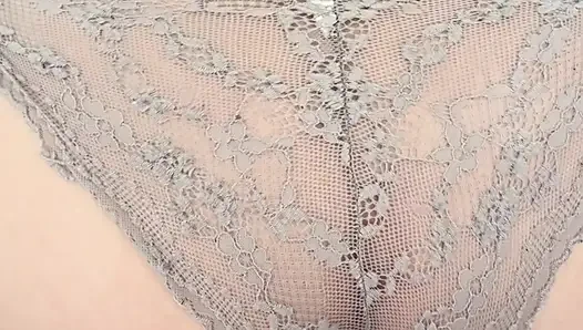 Julius empties his balls full of cum into my panties