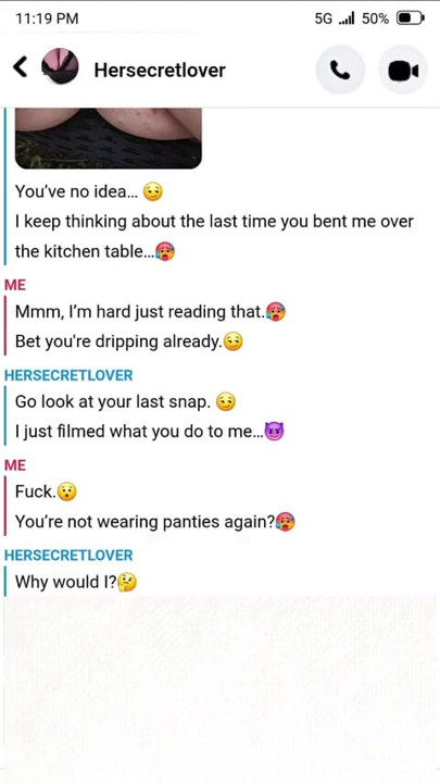 He fucked me on Snapchat while my husband was away – raw and deep in my pussy! | Clip 2