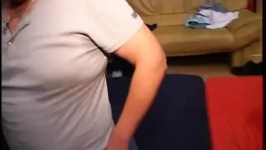 Blonde girl gets pussy torn apart by many different cocks