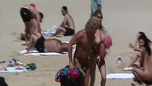 They Fuck Uninhibitedly on the Beach