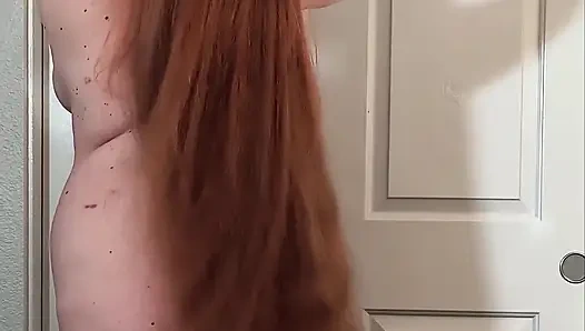 Seductive POV Hairjob From a Redhead Rapunzel