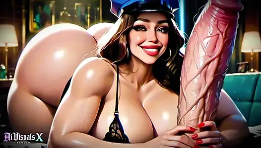 Polisi semok: sph sambil berfantasi sama kontol monster (fantasi monolog batin)