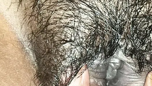 Blacky wife big boobs and pussy roughing