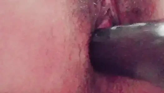 Asian teen secretly fuck herself with a dildo