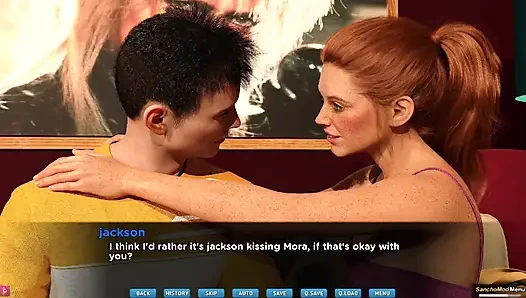 Голый свидетель No8 - Jackson и Mona ласкаются на диване