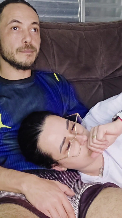Stepsister is seduced by her stepbrother while watching the Brazil game | Clip 1