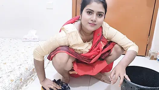 Eshita-mu. Pembantu cantik bersetubuh menikmati waktu video yang sangat baik.