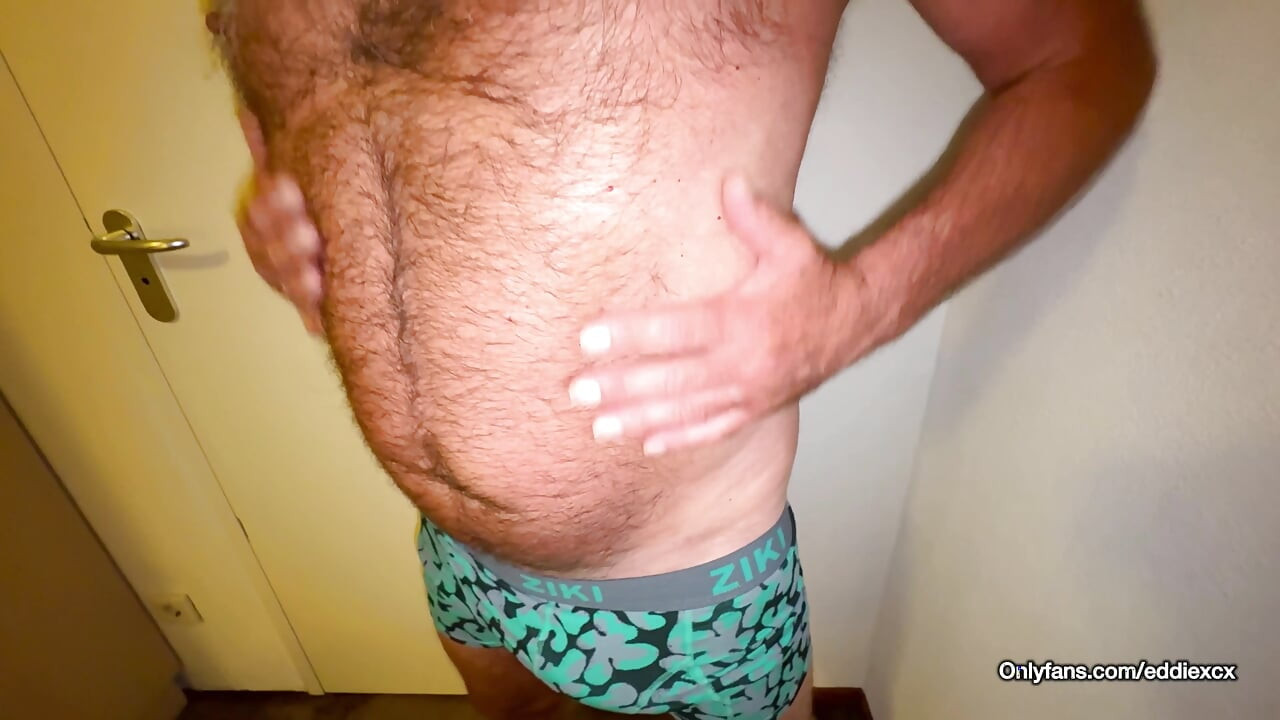 Daddy (64) plays with his stepson's ass (19)