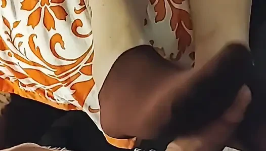 Naughty White Nike Sockjob Sock Handjob & Dark Purple Sock Footjob