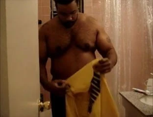preparando pro banho