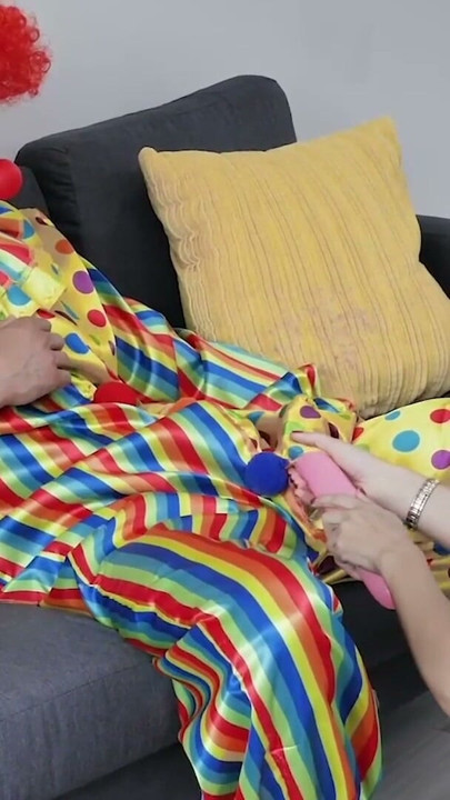 Mylf - Beautiful Milf Pissed Off By Clown She Hired For Being Late & Rides His Cock | Clip 1