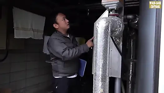 Erotik drama tiyatrosu zarif bir inn fahişesi ile şehvetli bir karşılaşma -sahne.1