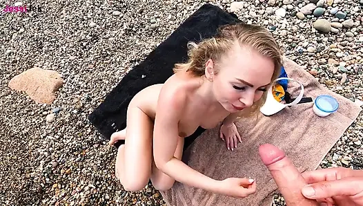 Oil Massage and Hot Public Fuckin Met Nudist Girl and Cum in Pussy Jessijek