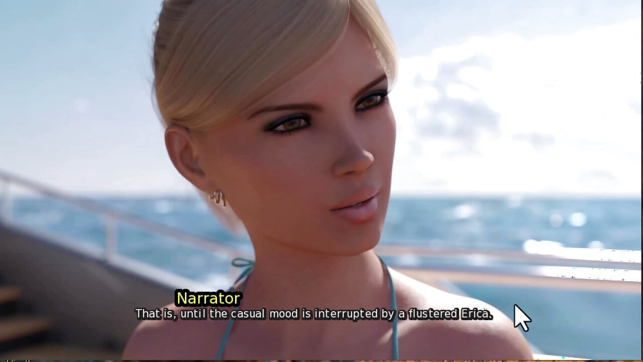 جزيرة الفاسقة - لطيفة على اليخت