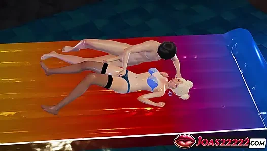 Mila Pool 3d hentai: parmaklama, anal vibratör ve su amcık yalama sansürsüz fışkırtıyor