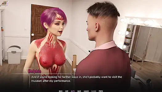 Tabu Üniversite - Emo'yu Vücudunu Boyatmasına Yardım Ediyor