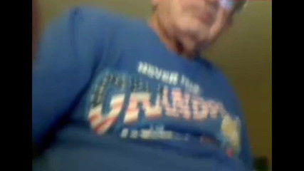 grandpa stroke on webcam