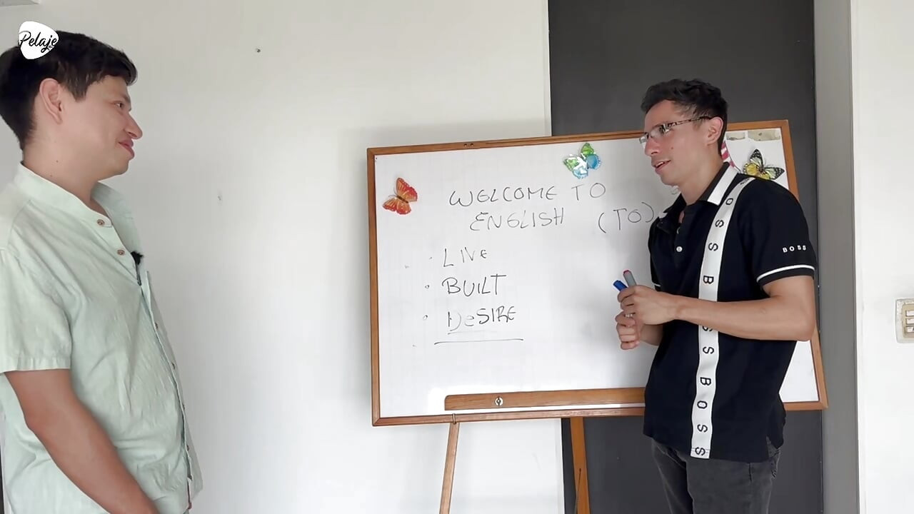 My Student Arrives Late and Confesses That He Likes My Cock, so I Decide to Put It All the Way in His Ass. I'm Heterosexual.