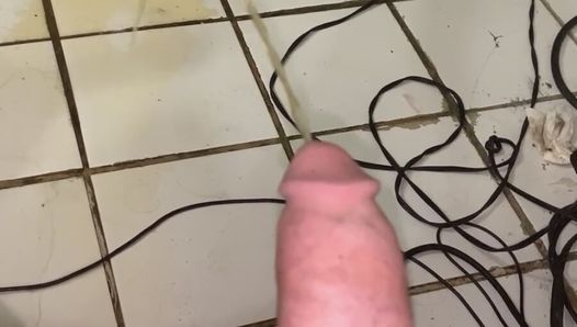 My Hard Dick Pissing on Floor and Spreading My Legs Compilation 1