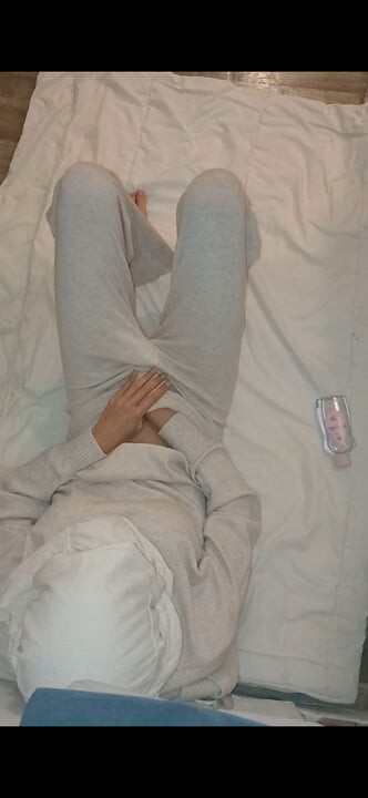 Algerian woman caresses herself when her husband is not around