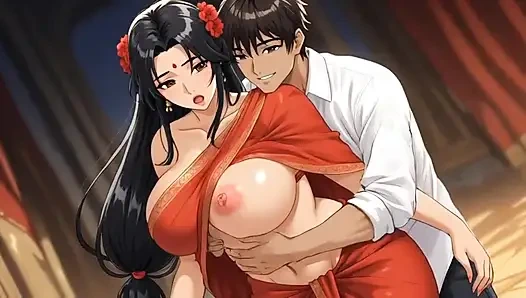 Big boobs stepmom and Step son