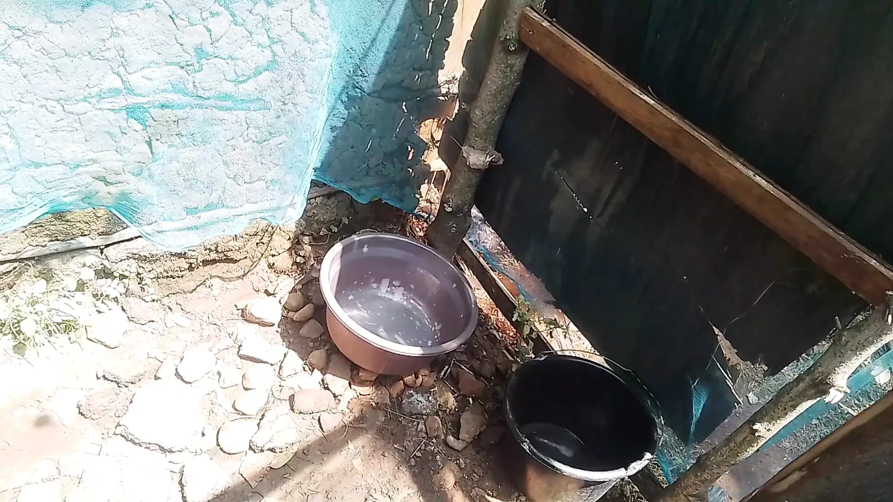 Outdoor Shower Experience the African Way with My Ebony Girl