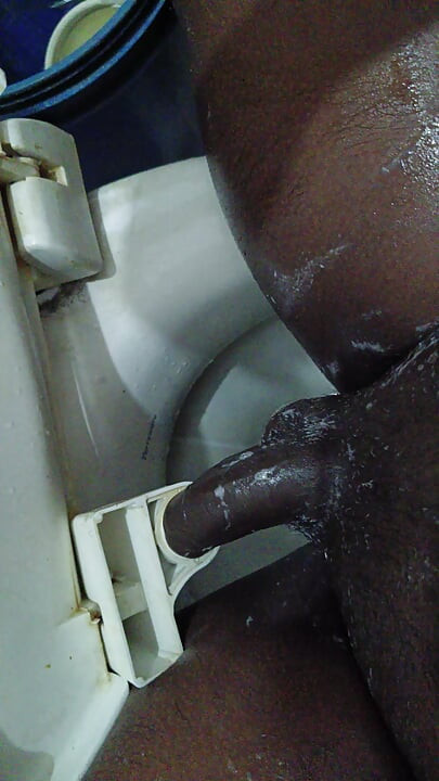 College Student in Hostel Bathroom hand job 2