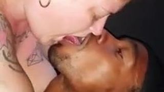 BBW WHITE STEP MOM RIDE BIG BLACK COCK