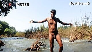 Aaj to ganga nadi me nanga snan kiya nude jordiweek in the ganga river place