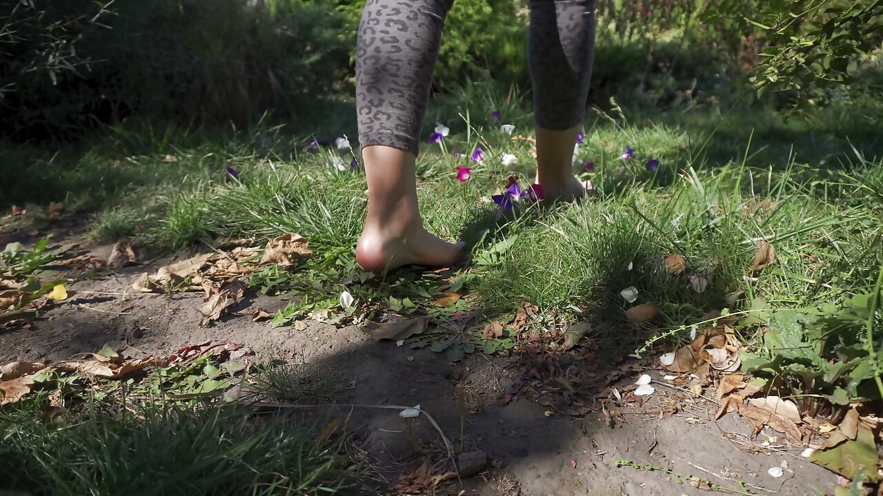 Crushing Flowers Barefoot in the Grass