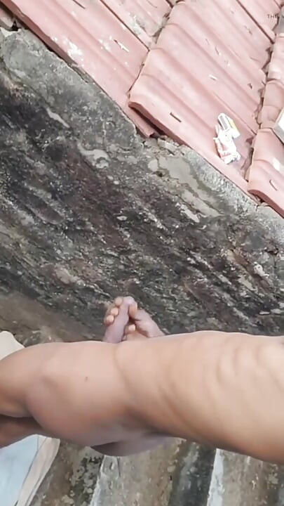 6packed Village guy jerks dick at House's Terrace