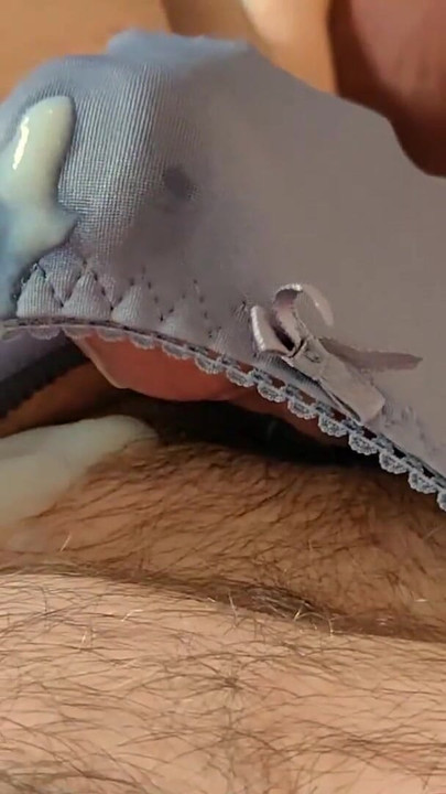 Powerful moment from "Vibrator Makes Me Cum In Panties - SlugsOfCumGuy"