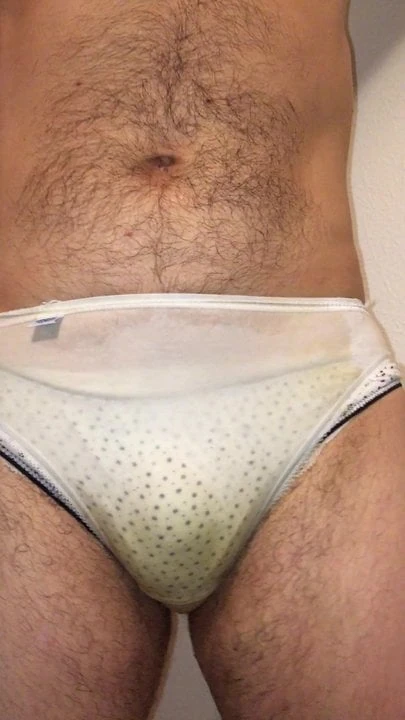Piss stained panties ... the wet version