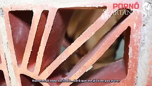 Ich habe meinen Nachbarn auf frischer Tat ertappt