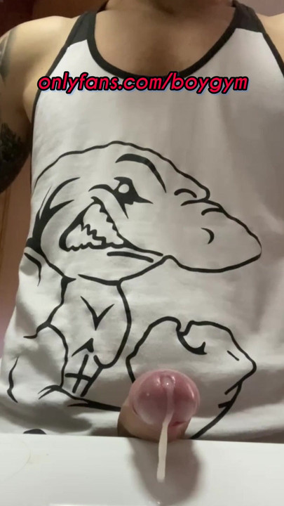 NO HANDS and NO FACE amazing CUMSHOT😈